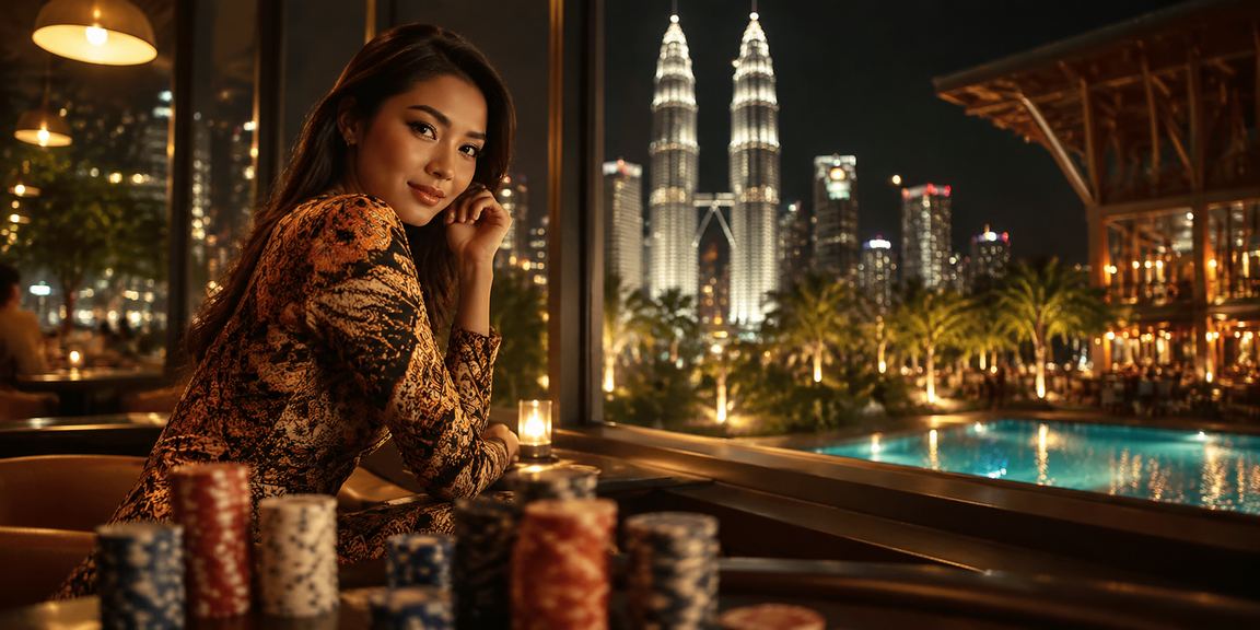 Suasana kasino hiburan mewah di Kuala Lumpur bergaya batik yang memukau